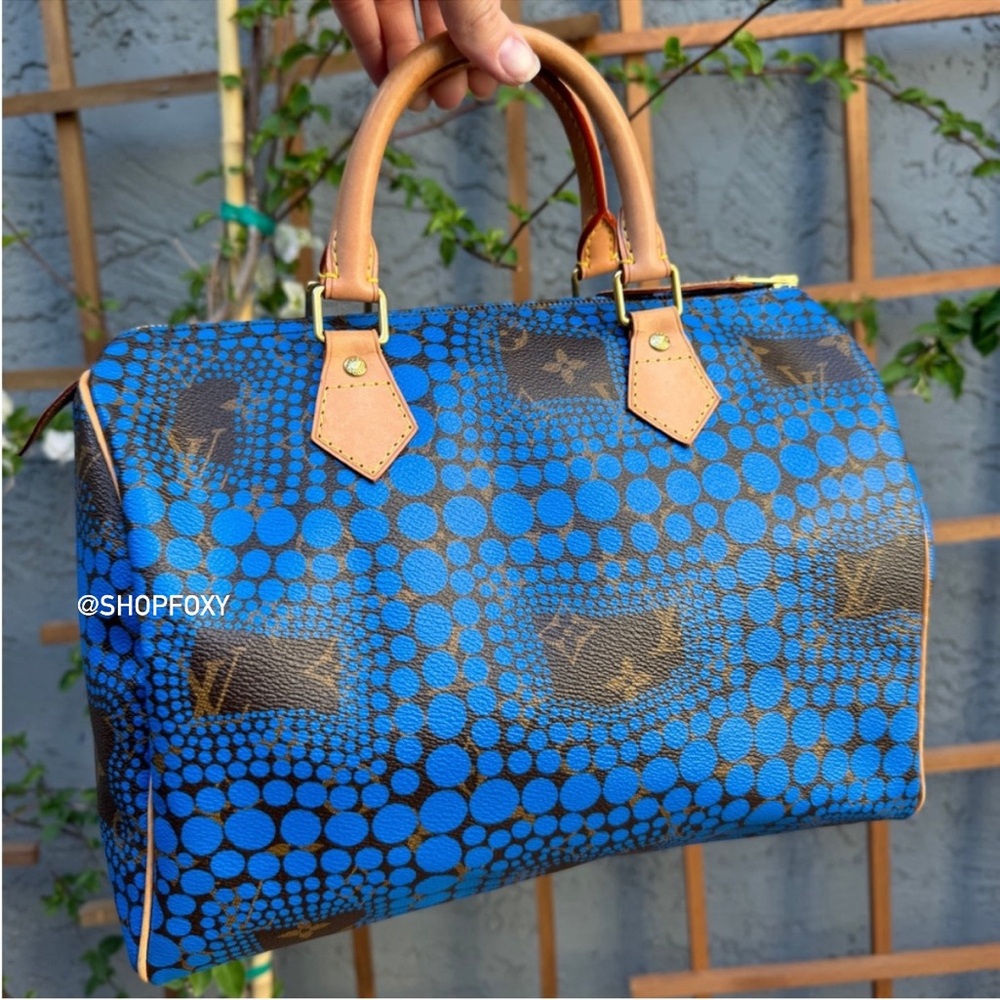 SOLD Louis Vuitton Monogram Kusama Town Speedy 30 - Picture 1 of 14